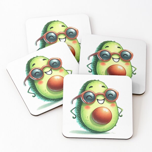 Item preview, Funny Avocado with Sunglasses designed and sold by gizem13.