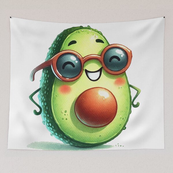 Artikelvorschau, Lustige Avocado mit Sonnenbrille entworfen und verkauft von gizem13.