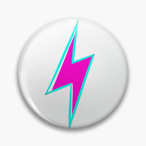 Item preview, pink thunder, blue border designed and sold by gotmuson.