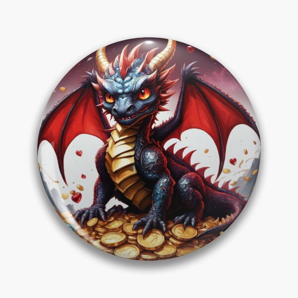 Item preview, Treasure Hoard Dragon Valentine's Day designed and sold by Ophelia's Bazaar.