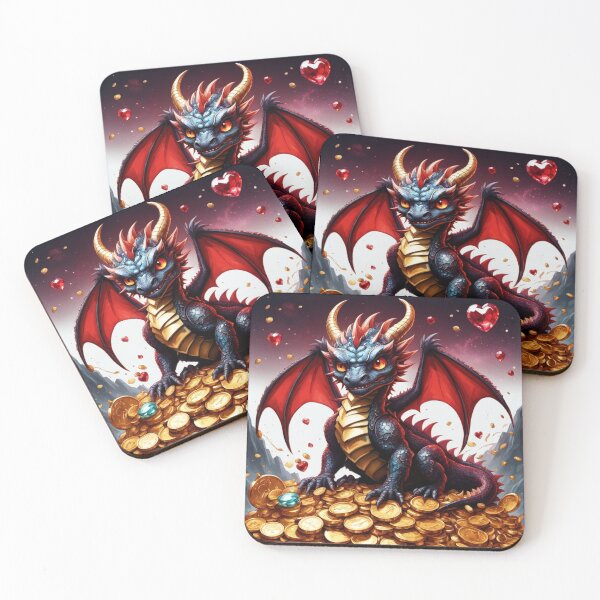 Item preview, Treasure Hoard Dragon Valentine's Day designed and sold by Ophelia's Bazaar.