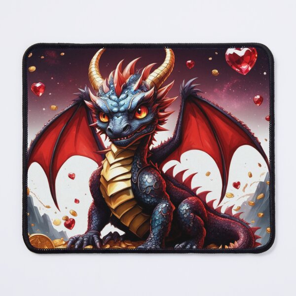 Item preview, Treasure Hoard Dragon Valentine's Day designed and sold by Ophelia's Bazaar.