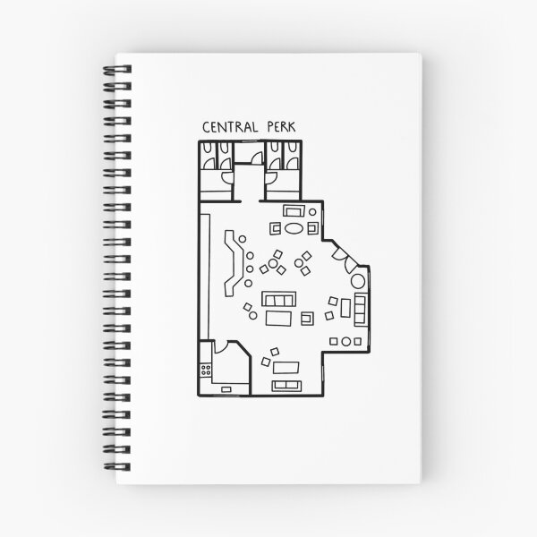 Item preview, floorplan of the Central Perk café from Friends designed and sold by Adelbe.