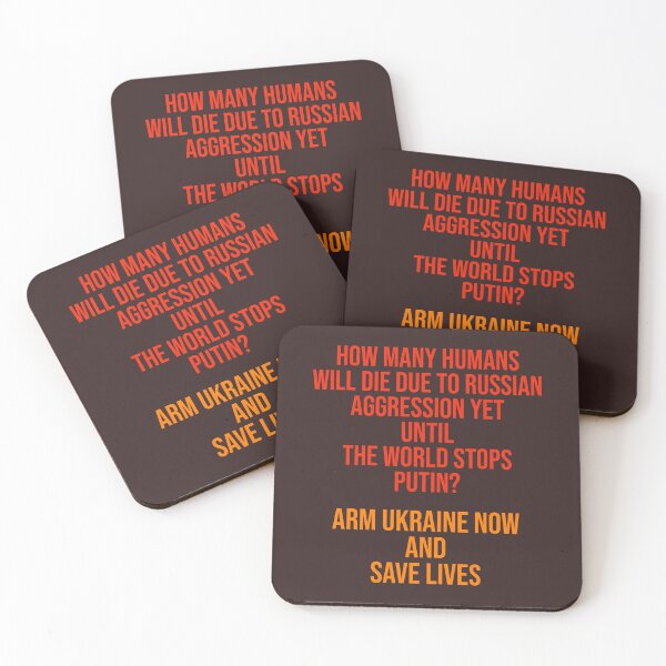 Item preview, How many humans will die due to russian aggression yet until the World stops putin | red designed and sold by cabana.space.