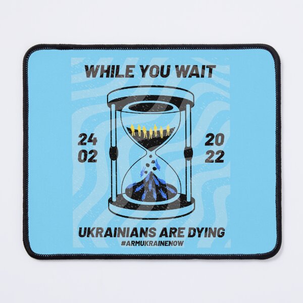 Item preview, While you wait, Ukrainians are dying designed and sold by cabana.space.