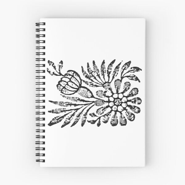 Item preview, Floral Woodcut Stamp 1 designed and sold by HawthorneFlame.