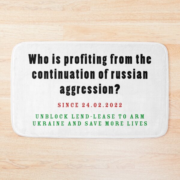 Item preview, Who is profiting from the continuation of Russian aggression designed and sold by cabana.space.