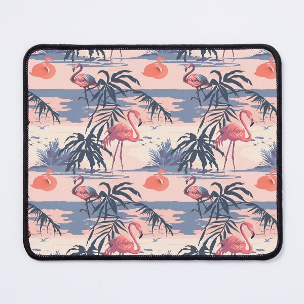 Item preview, Graceful Parade of Flamingos designed and sold by MidArtForge.