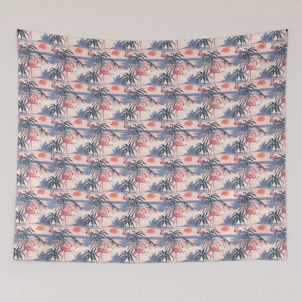 Item preview, Graceful Parade of Flamingos designed and sold by MidArtForge.