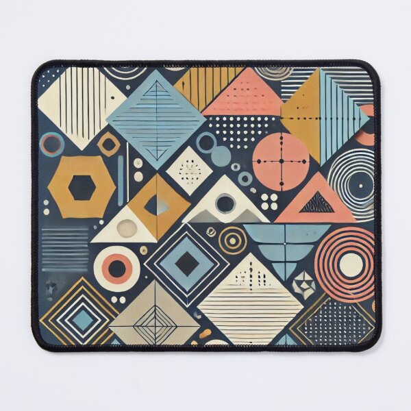 Item preview, colorful geometric pattern designed and sold by Dogandesighn.