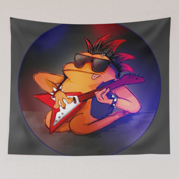 Item preview, Rockin n rollin, a frogs dream designed and sold by NectarBrush.
