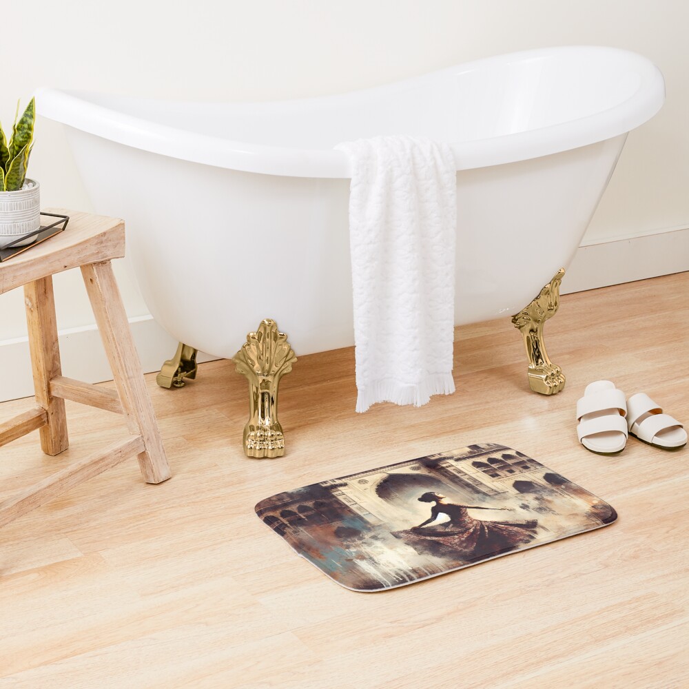Vista previa del artículo con la obra «Alfombra de baño», diseñado y vendido por cedmultimedia.