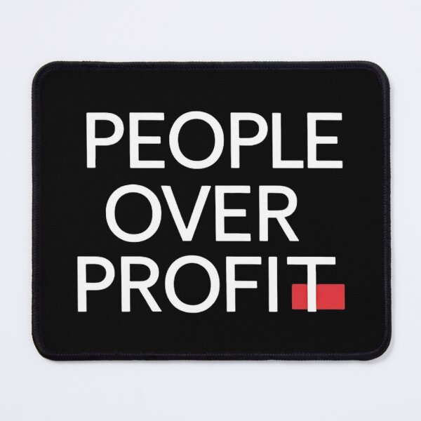 Item preview, People Over Profit Anti Corporate designed and sold by DomTeesHaven.