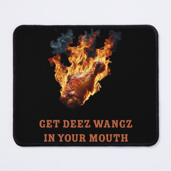 Item preview, Deez Wangz (Black Background) designed and sold by moshmastermetalbbq.
