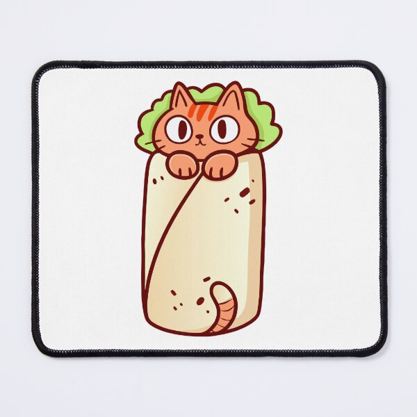 Item preview, Adorable Cute Cat Burrito | Purrito Design for Cat Lovers designed and sold by Timegraf.
