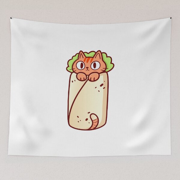 Item preview, Adorable Cute Cat Burrito | Purrito Design for Cat Lovers designed and sold by Timegraf.