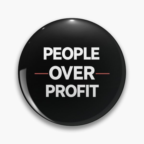 Item preview, People Over Profit Anti Corporate designed and sold by DomTeesHaven.
