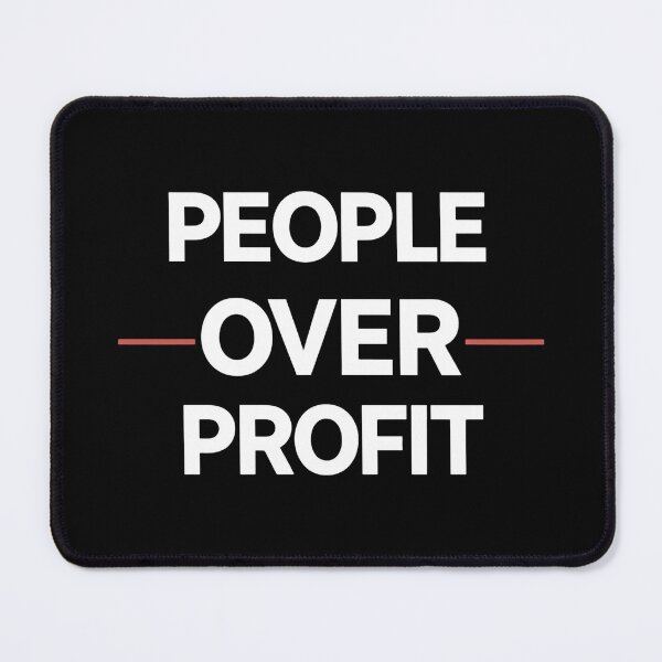 Item preview, People Over Profit Anti Corporate designed and sold by DomTeesHaven.