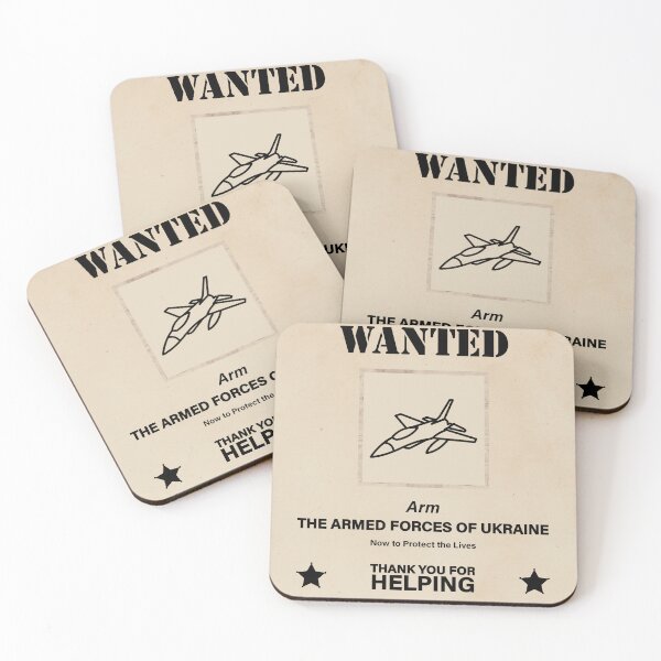 Item preview, Wanted: Arm the Armed Forces of Ukraine Now to Protect the Lives ▩ designed and sold by cabana.space.