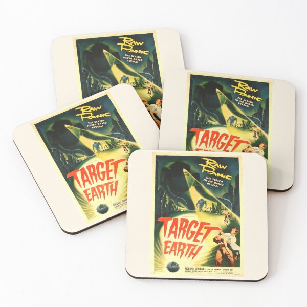 Item preview, Movie Film retro Poster  Target Earth poster 1954   designed and sold by TeeARTHY.