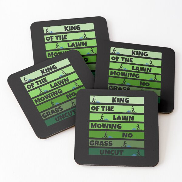 Item preview, King of the lawn mowing no grass uncut designed and sold by BritishDelights.