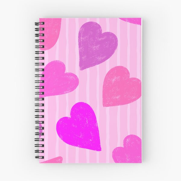 Item preview, Striped Pink and Purple Hearts Pattern designed and sold by Christina_Denton.