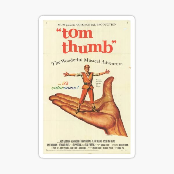 Item preview, Movie Film retro Poster  Tom thumb   designed and sold by TeeARTHY.