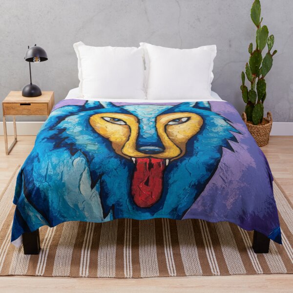 Item preview, Wolf captivating abstract art designed and sold by shokA Design.