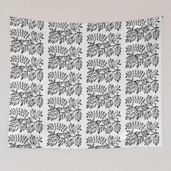 Item preview, Floral Woodcut Stamp 3 designed and sold by HawthorneFlame.