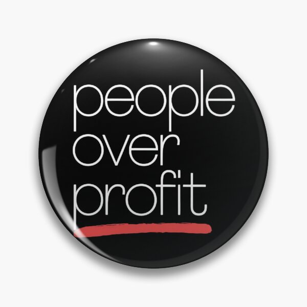 Item preview, People Over Profit Anti Corporate designed and sold by DomTeesHaven.