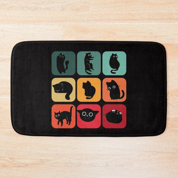 Item preview, Black cat positions designed and sold by BritishDelights.