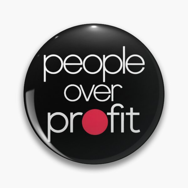Item preview, People Over Profit Anti Corporate designed and sold by DomTeesHaven.