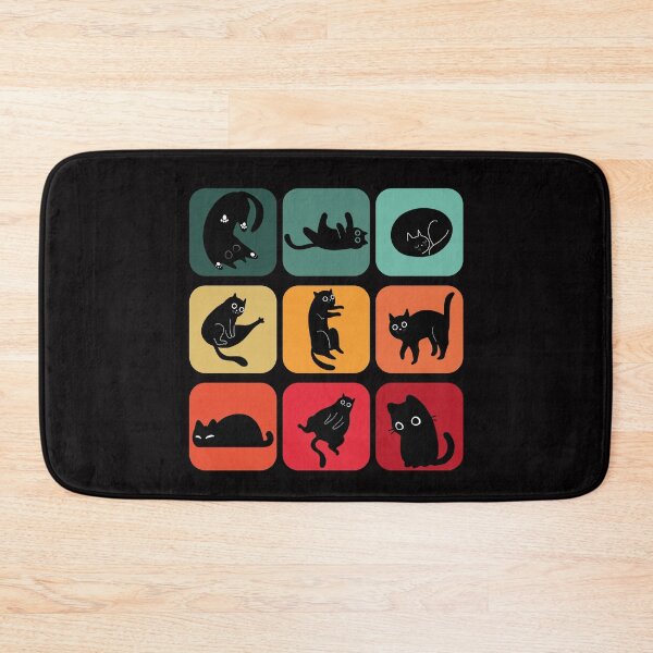 Item preview, Black cat positions designed and sold by BritishDelights.
