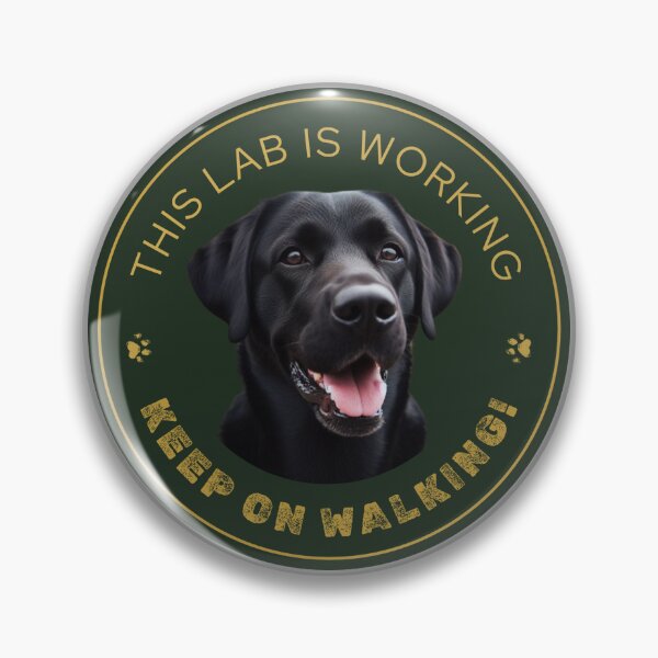 Item preview, Keep on Walking! - Black Labrador designed and sold by theworkingdogdesigns.