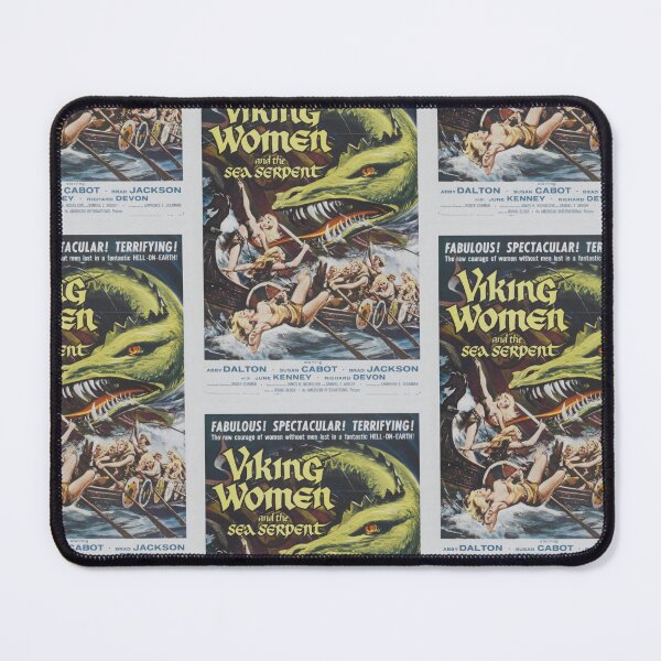 Item preview, Movie Film retro Poster  Viking Women Sea Serpent  designed and sold by TeeARTHY.