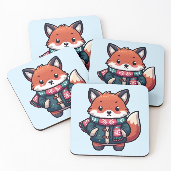 Item preview, Little Cozy Fox – Tenderness and Style for Winter designed and sold by LV-creator.