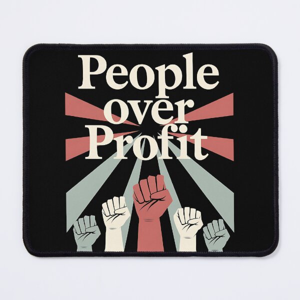 Item preview, People Over Profit Anti Corporate designed and sold by DomTeesHaven.