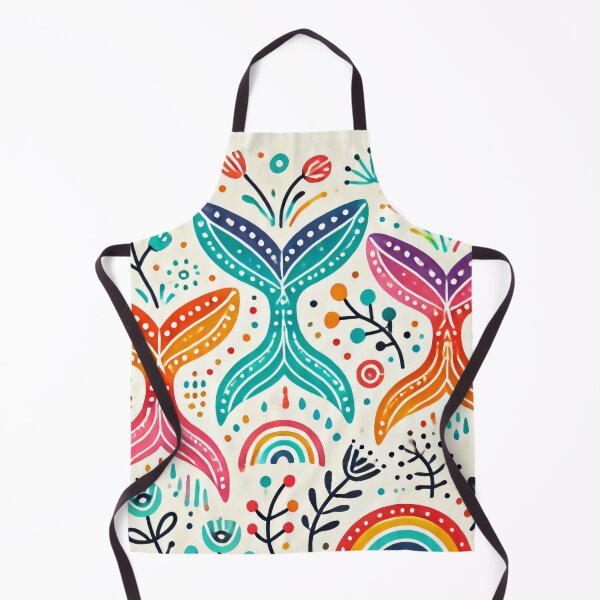 Artikelvorschau, Skandinavische Volkskunst-Regenbogentiere - Drei Walschwänze von heidiannemorris entworfen und verkauft von FOLK ART FUSION by heidiannemorris.