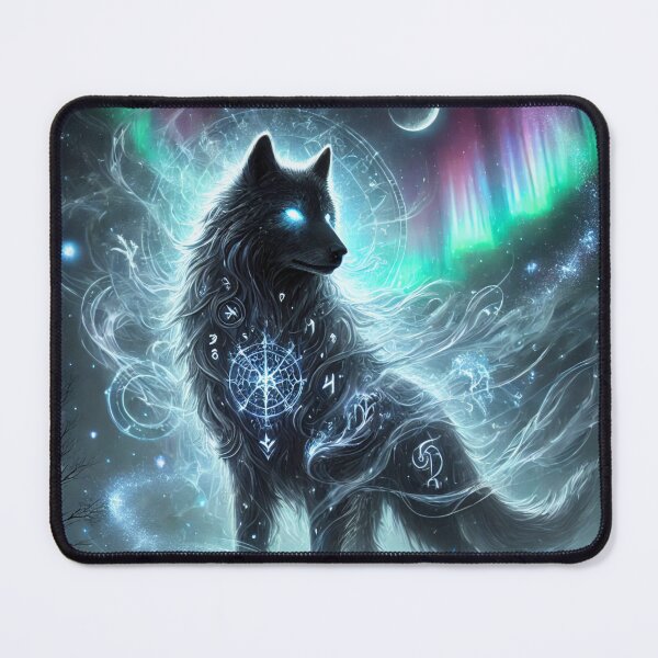 Item preview, Elemental Shadow Wolf designed and sold by Pines & Starlight.