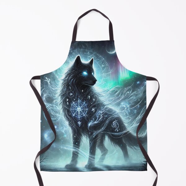 Item preview, Elemental Shadow Wolf designed and sold by Pines & Starlight.