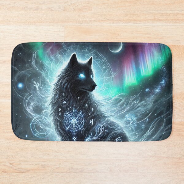 Item preview, Elemental Shadow Wolf designed and sold by Pines & Starlight.