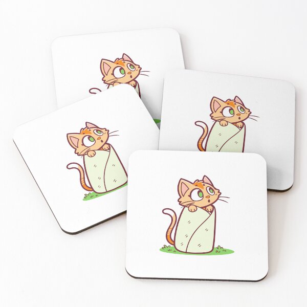 Item preview, Adorable Cute Cat Burrito | Purrito Design for Cat Lovers designed and sold by Timegraf.