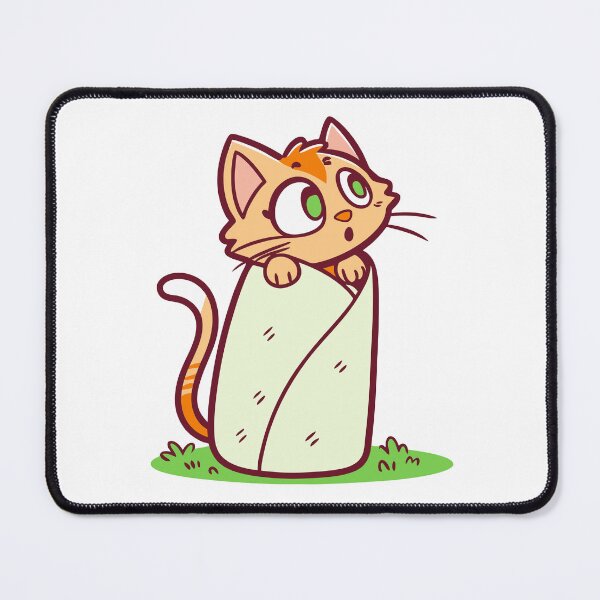 Item preview, Adorable Cute Cat Burrito | Purrito Design for Cat Lovers designed and sold by Timegraf.