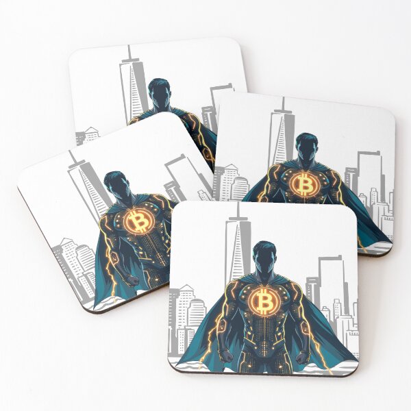 Item preview, Bitcoin Hero "Guardian of New York" Tee designed and sold by TrendVoyager.
