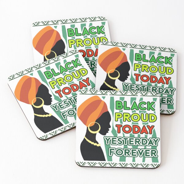 Item preview, Black Proud Today Yesterday Forever - Afro Woman Black History Month  designed and sold by Dmetalx Art Apparel.