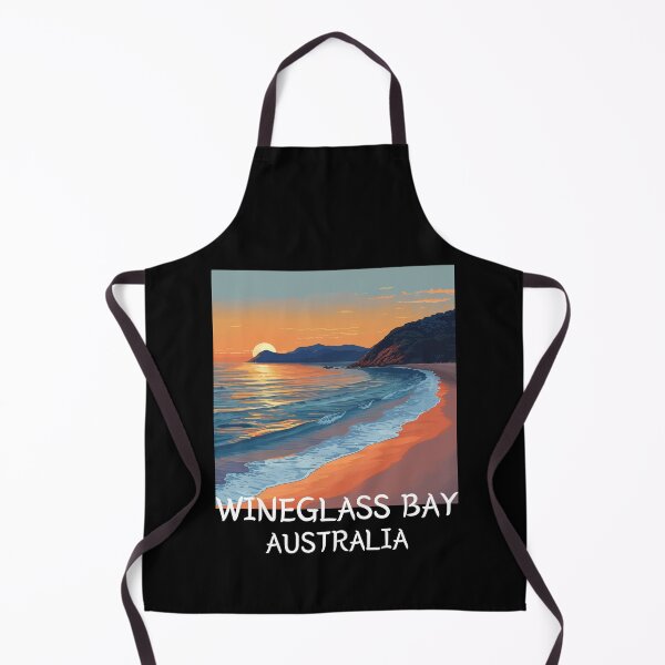 Item preview, Wineglass Bay - Australia (with White Lettering) designed and sold by VelvetRoom.
