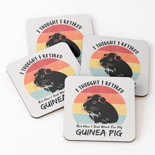 Item preview, I Thought I Retired But Now I Just Work for My Guinea Pig Funny Retirement Gift designed and sold by MouDantArts.