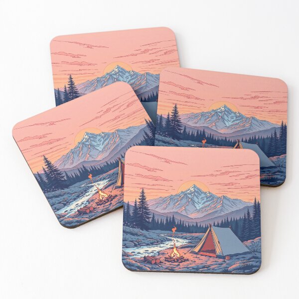 Item preview, Camping Mountain Fire Tent Adventure  designed and sold by Kia Blaze.