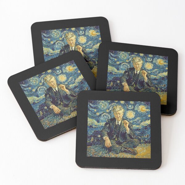 Item preview, David Lynch Starry Night Art Portrait designed and sold by Mystikos Art.