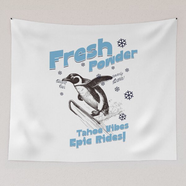 Item preview, Cute Skiing Penguin on Heavenly Mountain designed and sold by ElegantPlanet ⭐⭐⭐⭐⭐.